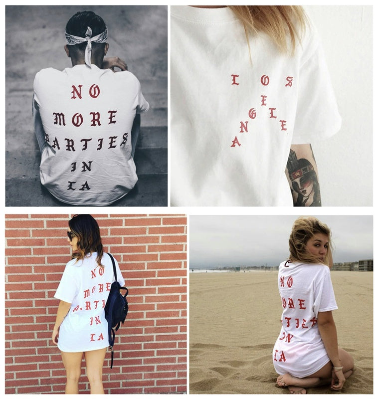 Kanye West I Feel Like Pablo Popular logo T-Shirt for Male and Female Couples