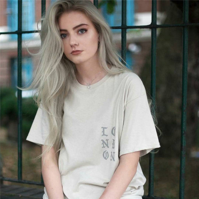 Kanye West I Feel Like Pablo Popular logo T-Shirt for Male and Female Couples