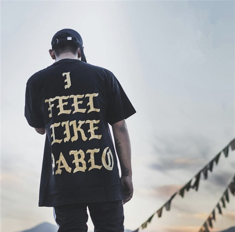 Kanye West I Feel Like Pablo Popular logo T-Shirt for Male and Female Couples