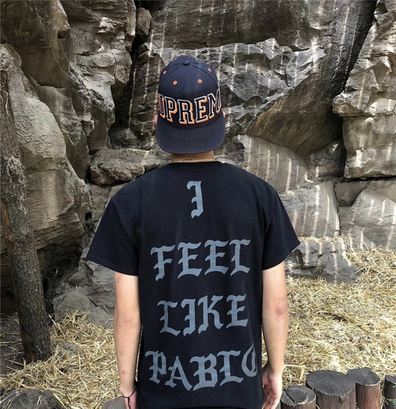 Kanye West I Feel Like Pablo Popular logo T-Shirt for Male and Female Couples