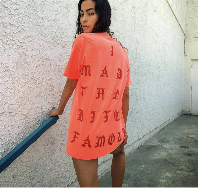 Kanye West I Feel Like Pablo Popular logo T-Shirt for Male and Female Couples