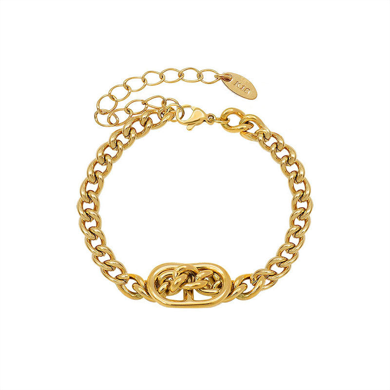 French Style Bracelet Thick Chain Accessories