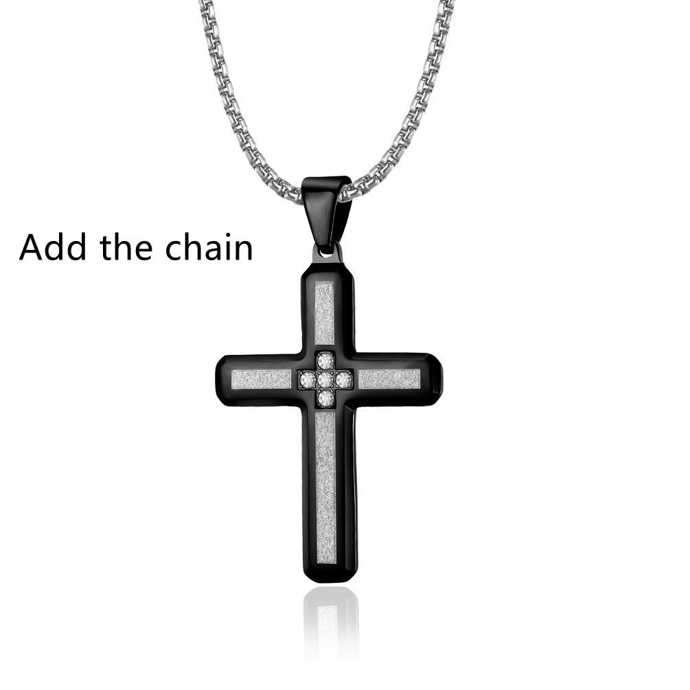 Emery Cross Pendant Necklace Style Accessories