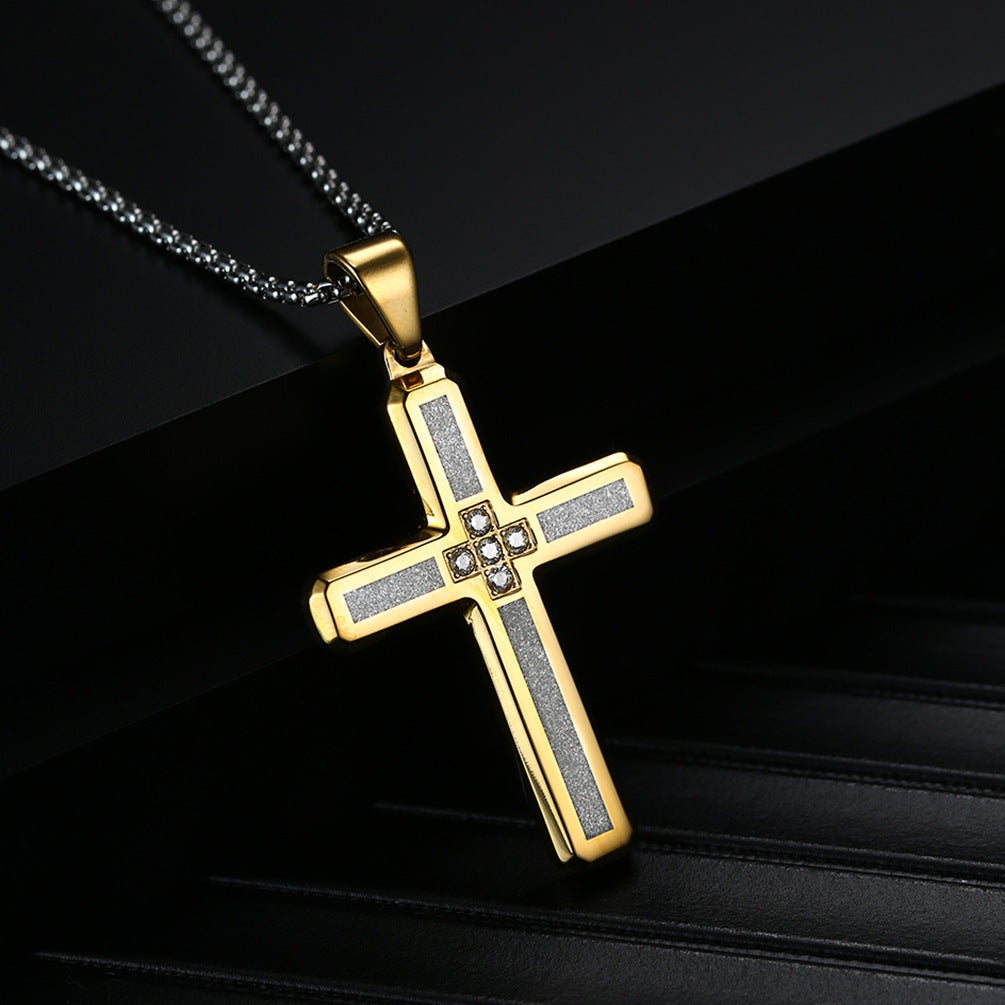 Emery Cross Pendant Necklace Style Accessories
