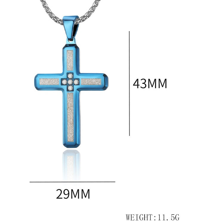 Emery Cross Pendant Necklace Style Accessories