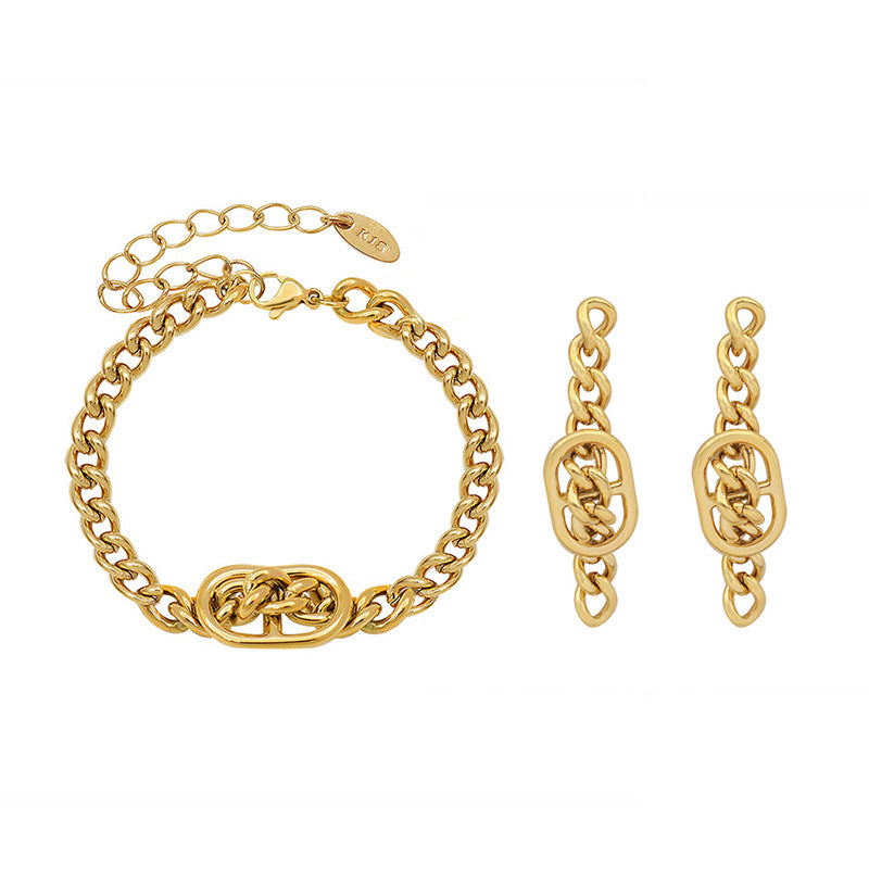 French Style Bracelet Thick Chain Accessories