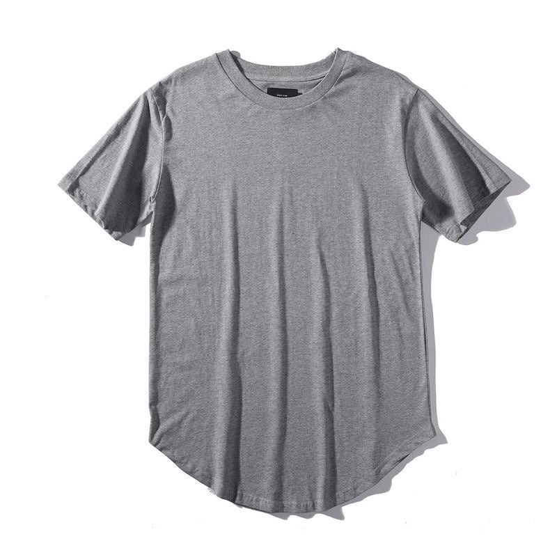 New streetwear Men Extended kanye West T-shirt