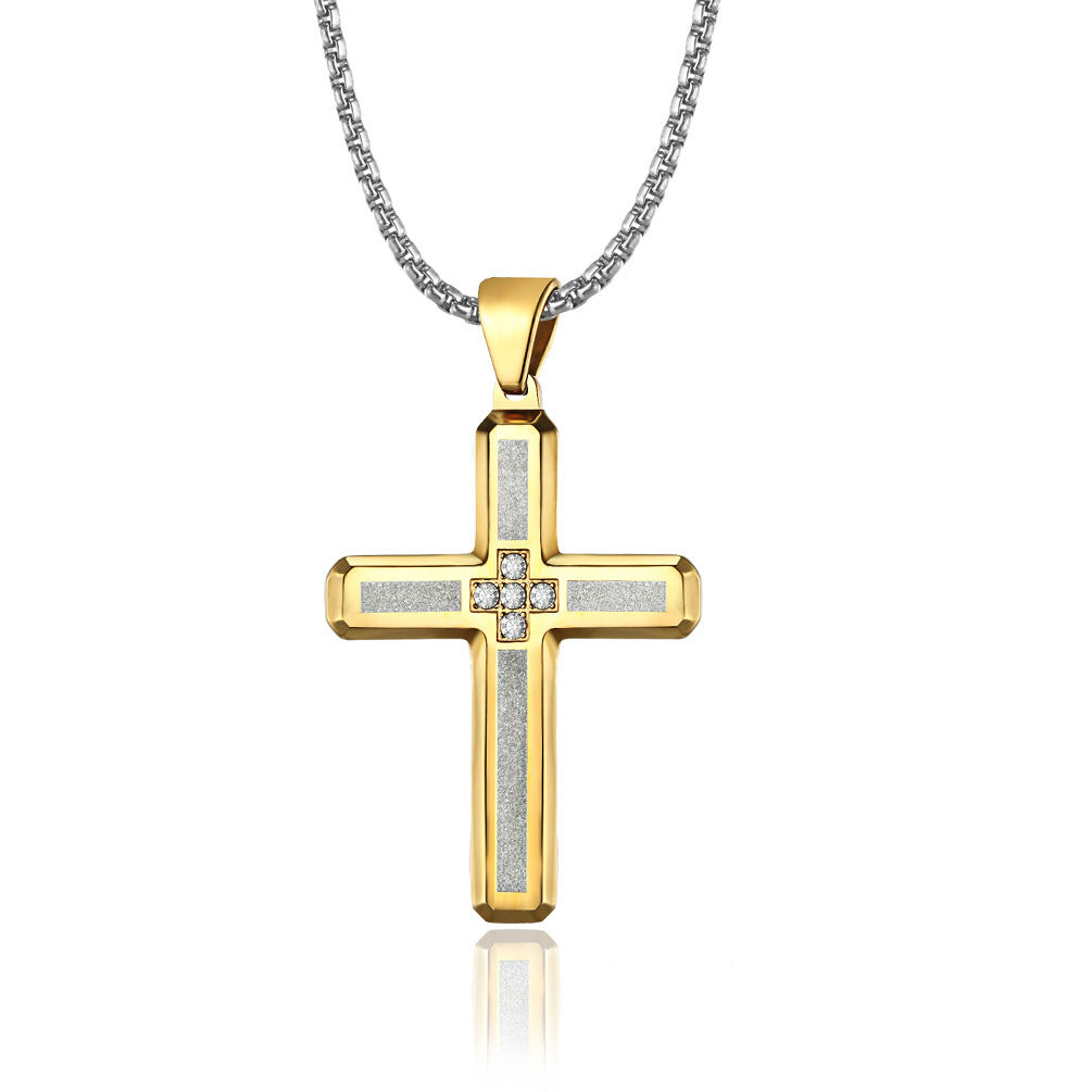 Emery Cross Pendant Necklace Style Accessories