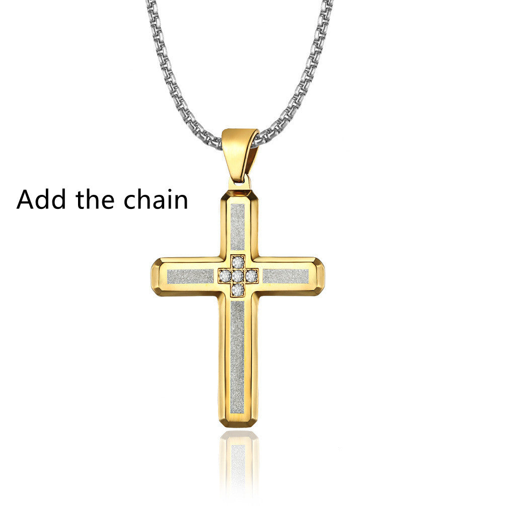 Emery Cross Pendant Necklace Style Accessories