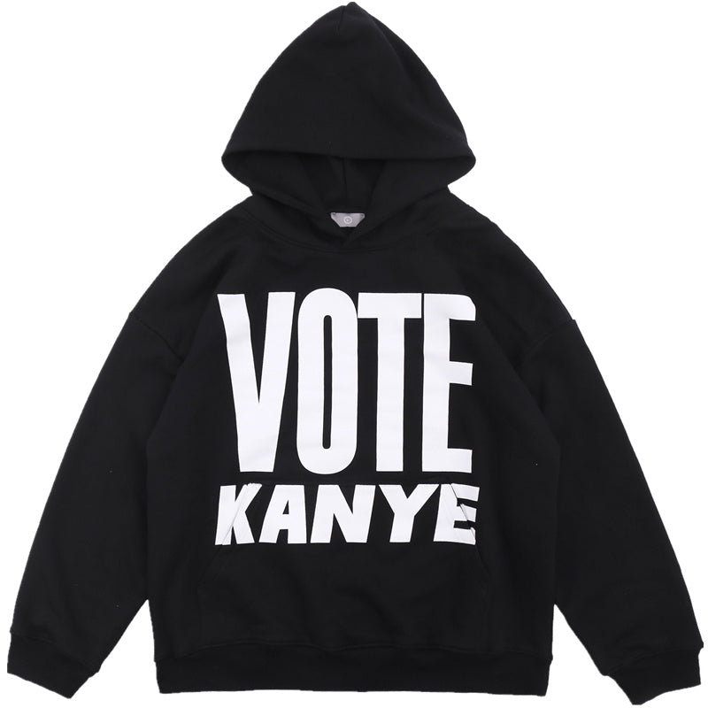 Kanye West Campaigned In Letters And A Fleece Hoodie