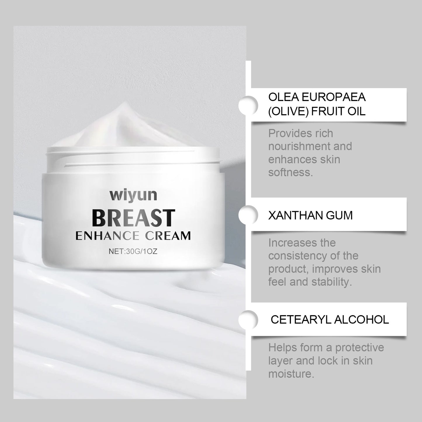 WIYUN Firming Breast Cream Lifting Nourishing And Firming Tall And Straight Chest